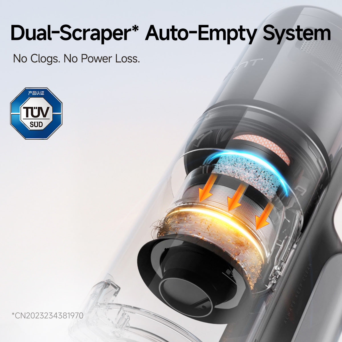 UWANT V800 Self-Emptying Stick Vacuum